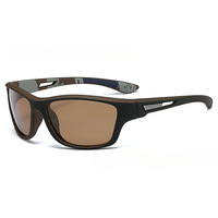 Lunettes de soleil sport polarisées de haute qualité pour hommes, monture TR90, cerclées, avec verres miroir de protection UV400 (OEM) pour la pêche et la course à pied