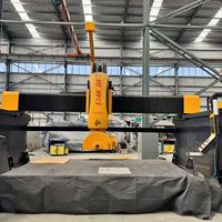 Machine de découpe à pont CNC 5 axes pour plan de travail/carrelage/dalle en quartz, granito, marbre, pierre, graveur de pierre Xianda