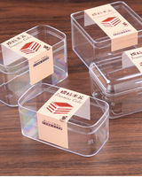 Boîte d'emballage pour tiramisu, boîtes en plastique pour gâteaux à la mousse aux fruits