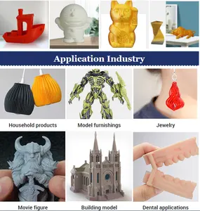 Impresora 3D de grado Industrial, alta precisión, tamaño grande, doble boquilla