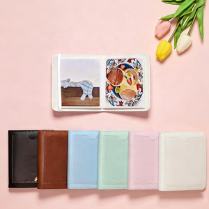 Gran oferta Dropshipping boda PU cuero 5 pulgadas para <span class=keywords><strong>Polaroid</strong></span> 600/W210/<span class=keywords><strong>300</strong></span>/400 Instax Wide Film Mini álbumes de fotos con carpeta - Product Image 2