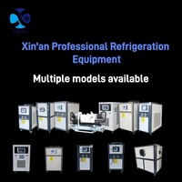 Moteur de refroidisseur industriel à vis refroidi par air 60-120 CV pour compresseur, système de refroidissement personnalisable à haute efficacité pour l'industrie chimique