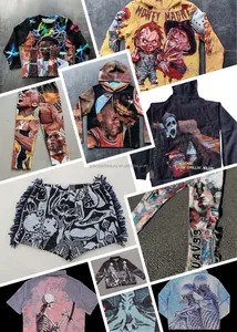 Schnelle Anpassung Streetwear Reißverschluss Tapestry-Jacke Designermäntel Outdoor-Tapestry-Jacken