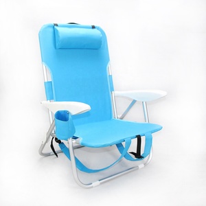 Meilleur fauteuil de plage pliable en aluminium robuste et confortable, grande capacité, pour extérieur, parc et école - Product Image 4