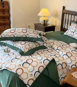 Bộ Ga Trải Giường Thiết Kế Sang Trọng 100% Cotton Chất Lượng Tốt Theo Yêu Cầu Bán Sỉ - Product Image 5