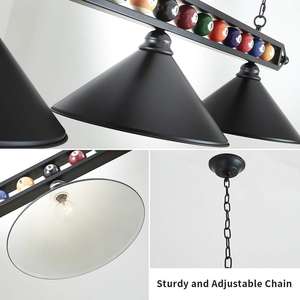 Lampe de <span class=keywords><strong>billard</strong></span> suspendue multicolores / Lumières de <span class=keywords><strong>billard</strong></span> / Éclairage de table de snooker - Product Image 3