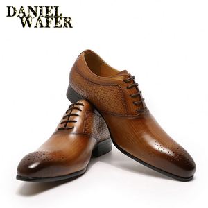 Wholesale Pointed Toe Men Genuine Leather <b>Shoes</b> With Lace Low up Black Formal Business Dress <b>Shoes</b> - Product Image 3