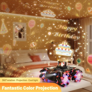 SJY-Q169 Voiture de course télécommandée avec projection de couleurs fantastiques et musique, jouet pour enfants, voiture de drift RC 4x4, cadeau pour enfants - Product Image 3