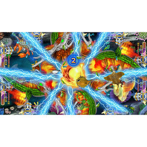 Logiciel de machine de jeu de tir de poissons d'arcade QIQU ZHANXIONG OF WANGZHEZHIZUN Panda, Kit complet de jeu de pêche - Product Image 4