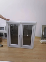 Ventanas Abatibles de PVC Estándar Australiano, Triple Acristalamiento, Vidrio Low-E, Ahorro de Energía, para Construcción de Balcones de Villas
