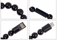 Câble de charge Micro USB Type C, câble USB 8 broches, bracelet de charge super rapide, câble de données court pour bracelet