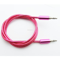 OEM Car 1m 3ft ps4 Cable pioneer Audio Aux to Phone to 3 Pin 3.5mm Aux Audio Cable Auxiliar with Microphone Retail Box