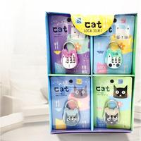 Kawaii mignon chat dessin animé mot de passe locl journal serrure