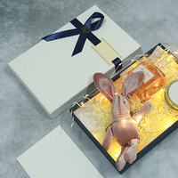 Boîte cadeau rigide personnalisée avec couvercle et base, estampage à chaud, impression UV, doublure en éponge pour emballage alimentaire chocolat-noix, OEM, vente en gros