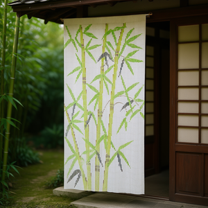 Cortina de Bambú para Puerta Contra Insectos, 35.4x78.7 Pulgadas, Estilo Asiático, Fácil de Instalar - Product Image 2