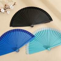 Ventilateur pliant en bois pour accessoires de vêtements peints à la main Style chinois Performances de danse classique ventilateur de poche ornements de maison