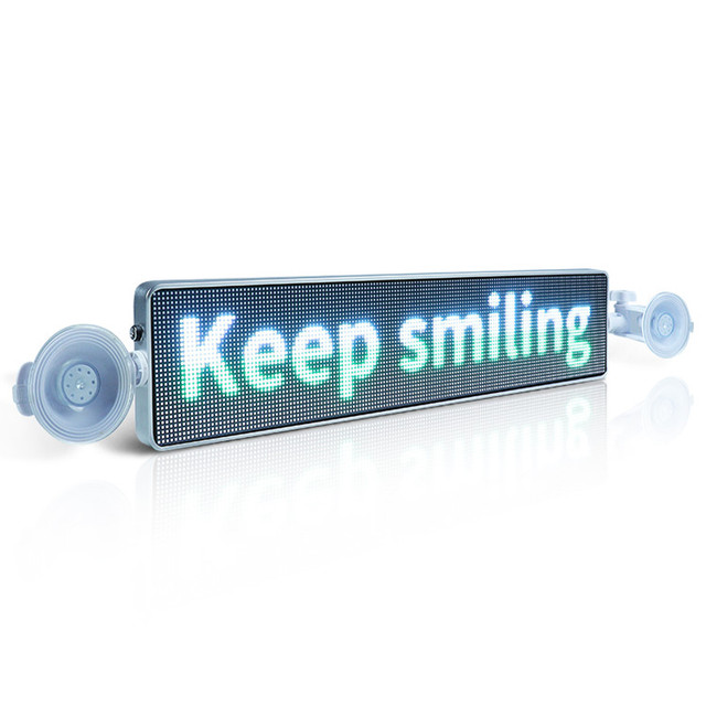 With Voice Function LED Full-color Sign WIFI Programmable Car Display
