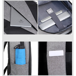 Mochila Antirrobo para Portátil de Viaje de 15.6 Pulgadas con Puerto de Carga USB, Resistente al Agua, de Oxford, 30L, de Poliéster Suave - Product Image 3