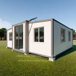 China prefab office flat pack container cheap price easy assembly official house prefabricated villas supplier
