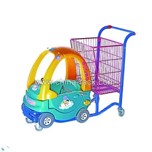 汽车形儿童篮子手推车购物车购物车