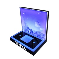 Vitrine de Présentation de Comptoir en Acrylique avec Lumière LED