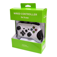 Accesorio para Videojuegos, Controlador de Juegos con Cable USB y Vibración de Doble Motor para PC Portátil XB1 Win, Compatible con Xbox One 1 Xbox1 Xboxone