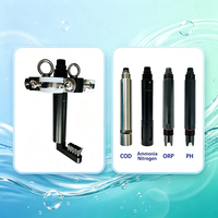 Capteur de qualité de l'eau multiparamètres pH DO EC Turbidité, moniteur en ligne, prend en charge la communication RS485/LoRaWAN