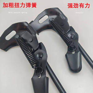 Soporte de Bicicleta Cuadrado de 20, 24 y 26 Pulgadas, Metálico, con Bloqueo Automático para Eje Trasero, Duradero, Plateado - Product Image 3