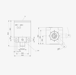 Sensor de Proximidad Inductivo B-ALLUFF BES021U BES Q40KFU-PSC20A-S04G Nuevo y Original en Stock - Product Image 2