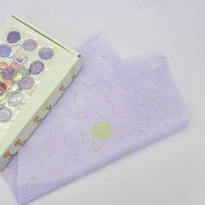 17g giấy sao chép ánh sáng màu tím in Logo Màu Xám giấy cho Sổ tay giấy Tự làm cắt thủ công bao bì - Product Image 3