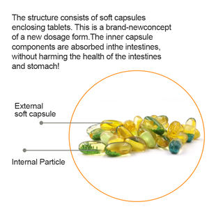Complément alimentaire de haute qualité en gélules à double couche, nouvelle forme posologique, capsules dans des capsules, stimule le système immunitaire, gélules - Product Image 3