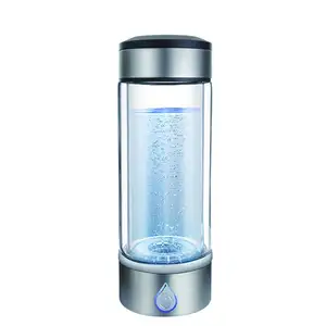 Hersteller Großhandel Tragbarer alkalischer Generator mit hoher Kapazität Home Health Intelligent Pure H2 Rich Hydrogen Water Bottle