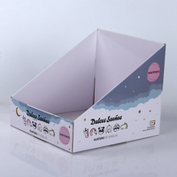 Benutzer definierte umwelt freundliche für POP Counter top Display Stand für Schal Socken Modernes tragbares rotierendes Store-Produkt für Showcase