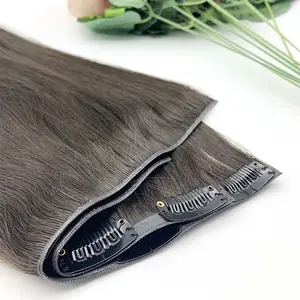 Invisible Tape Clip In Hair Extension Seamless Pu Skin Weft Hair Extensions Clip In