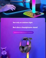 2 packs de lumières d'ambiance à LED RVB activées par la voix pour les décorations de salle de jeu de voiture, matériel de carrosserie de lampe PC