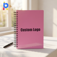 Cuaderno de Lujo A5 con Tapa Dura Cosida, Juego de Regalo con Laminado Mate, Papel Reciclado para Regalos Corporativos, Impresión Personalizada