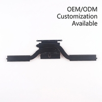 Radiateur de CPU pour ordinateur portable à caloducs soudés minces et aplatis - Ensemble de ailettes de refroidissement en cuivre haute efficacité pour la gestion thermique des ordinateurs portables