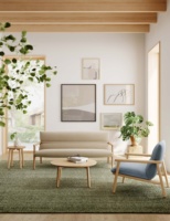 Ensemble de table basse en bois table basse de centro moderne