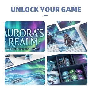 เกมการ์ด Aurora's Realm Beast Herd Migration Escort SCOMRAINE PLAY GAMES เกมกระดานคารอม เกมกระดานสำหรับครอบครัวแบบร่วมเล่น - Product Image 3