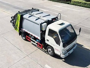 Camion de compactage des déchets Foton Mini 4X2 LHD/RHD 4m³ à prix d'usine pour l'assainissement communautaire - Product Image 4