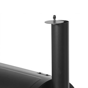 Grand <span class=keywords><strong>Barbecue</strong></span> à charbon de bois <span class=keywords><strong>en</strong></span> acier moulé <span class=keywords><strong>Barbecue</strong></span> à granulés de <span class=keywords><strong>fumoir</strong></span> décalé avec table pliante - Product Image 3