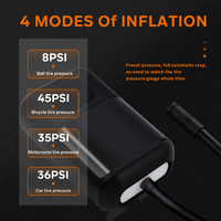 Vertak Mini pompe à air de voiture portable sans fil numérique automatique gonfleur de ballon électrique rechargeable de qualité industrielle