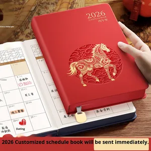 2026 A5 Thickened <b>Planner</b> Notebook with 365 <b>Days</b> Calendar Custom Logo Thread Sewn Cover Office Diary - Product Image 5