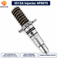 Injecteur de moteur diesel BOSTEN 3512A 4P9075 4P-9075 4P-9077 4P9077 7E6408 pour C-AT