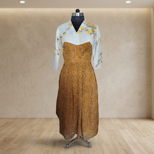 Vestido casual corto de manga corta con estampado a cuadros estilo occidental para mujer, vestido estilo camisa de moda de verano para suministro al por mayor de boutiques. - Product Image 1