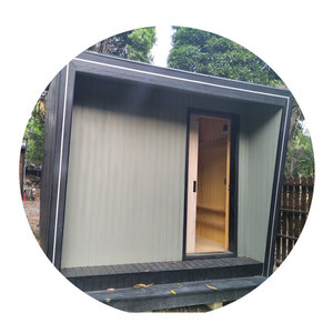 บ้านไม้สมัยใหม่ 1 ห้องนอน 1 ห้องนั่งเล่น บ้านเคลื่อนที่สำหรับใช้ในโรงแรม - Product Image 1