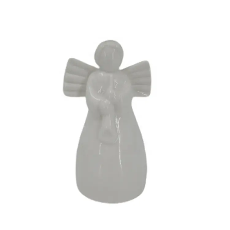 Indoor Kerst Witte Keramische Engel Beeldjes Keramische Engel Ornamenten Porselein Home Decoratie Keramische & Emaille Sculptuur