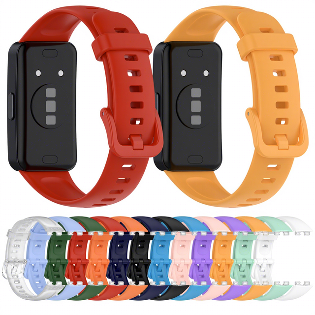 Quick Fit Breathable Sport Watch Band for for Fit 3 Smartwatch-Soft Silicone Strap
