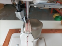 Machine à coudre industrielle informatisée en promotion, simple/double aiguille, polyvalente pour la confection de perruques, chaussures et sacs