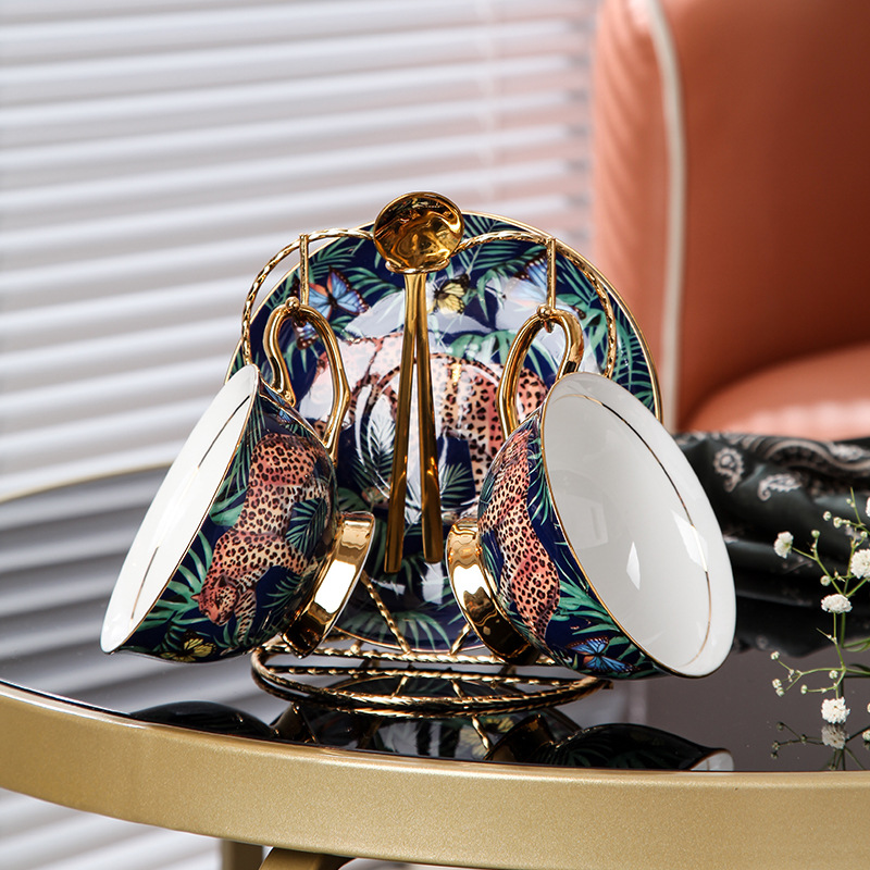 Green/2cup+2spoon+2plate+1holder